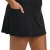 24th & Ocean Solid Swim Skort Bottom