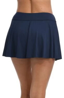 24th & Ocean Solid Petal Skort Swim Bottom -Swimming Equipment Sale TF1G646 MID B scaled