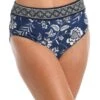 24th & Ocean Bali Batik Mid Waist Spliced Bottom