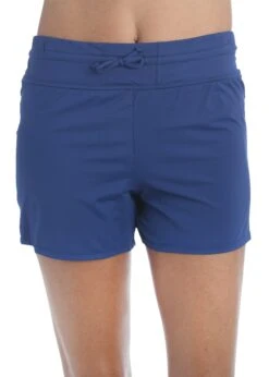 24th & Ocean Solid Front Tie Swim Short Bottom