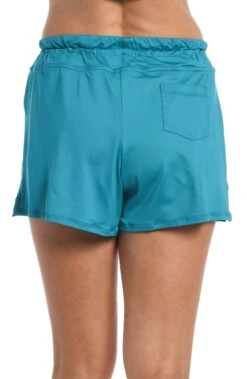 24th & Ocean Solid Front Tie Swim Short Bottom -Swimming Equipment Sale TF9G690 TEA B 1 scaled