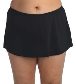 24th & Ocean Solid Skirted Swimsuit Bottom (Plus Size)