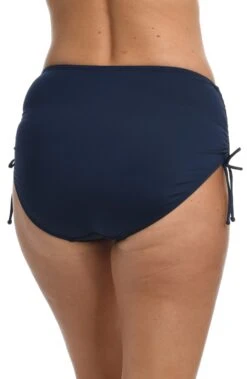 24th & Ocean Solid Mid Waist Side Tie Hipster Bikini Bottom -Swimming Equipment Sale TF9G695 MID B scaled