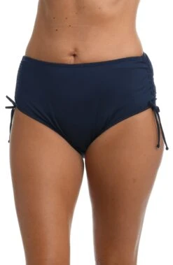 24th & Ocean Solid Mid Waist Side Tie Hipster Bikini Bottom -Swimming Equipment Sale TF9G695 MID F scaled