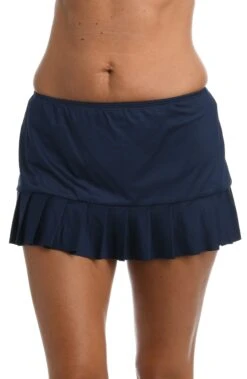 24th & Ocean Solid Mid Waist Skirted Swim Bottom -Swimming Equipment Sale TF9G697 MID F scaled