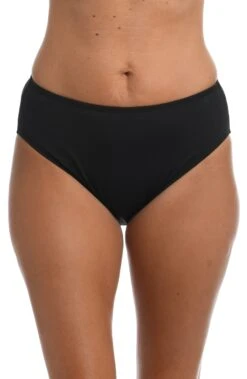 24th & Ocean Solid Mid Waist Hipster Bikini Bottom