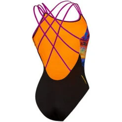 Speedo Womens Triple Crossback One Piece - Mountain Hues 5 Speedo Womens Triple Crossback One Piece - Mountain Hues -Swimming Equipment Sale Womens Triple Crossback One Piece Back Mountain Hues
