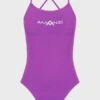 Amanzi Womens Tie Back One Piece- Fandango Purple