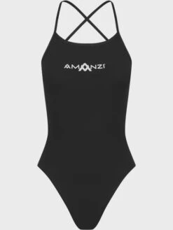 Amanzi Womens Tie Back One Piece - Jet