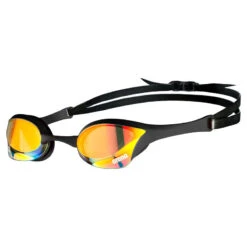 Arena Cobra Ultra SWIPE Mirror Goggles (Indoors) - Yellow Copper Black