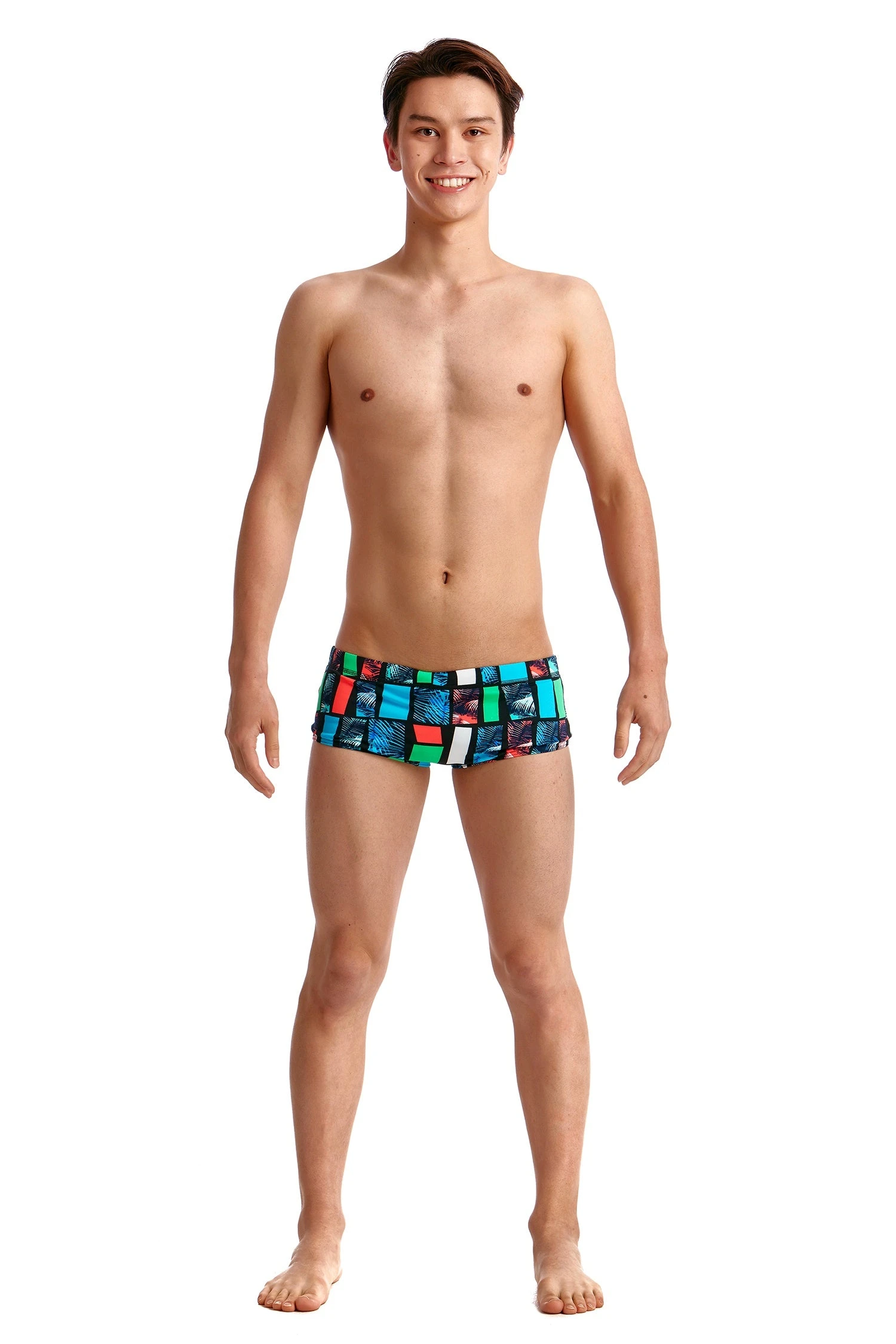 Funky Trunks Boys Classic Trunks - Jungle Line 1 Funky Trunks Boys Classic Trunks - Jungle Line