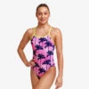 Funkita Girls Single Strap One Piece - Pop Palms